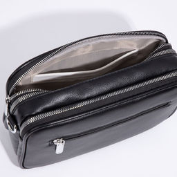 Сумка кросс-боди на молнии, цвет чёрный - Simaland фото 7