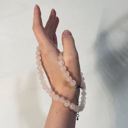 Бусы из Розового кварца огранка - Радуга самоцветов фото 2