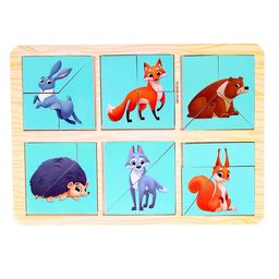 Квадраты Никитина Изучаем животных леса - Лесная мастерская фото 6