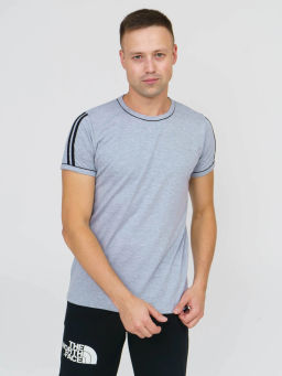 Футболка мужская, цвет серый