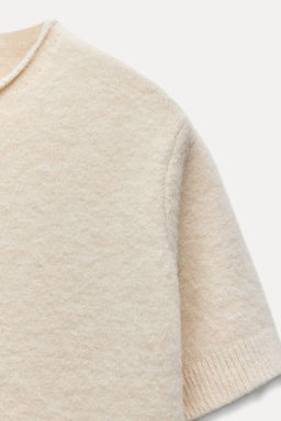 SOFT KNIT SHORT SLEEVE SWEATER - Zara фото 4