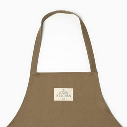 Фартук Этель ECO, цвет оливковый, 60×70 см, 70% хл, 30% лён, 190 г/м²