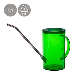Лейка с длинным носиком, 1 л, без рассеивателя, зелёная, Greengo  фото 2