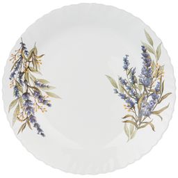 Цена за 6 шт. ТАРЕЛКА ОБЕДЕННАЯ AGNESS LAVENDER FIELD 25СМ
