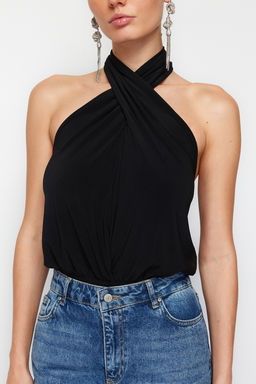 TRENDYOLMILLA Siyah Halter Yaka Orme Body TPRSS24BD00004 фото 3