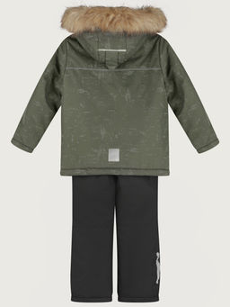 Костюм +7з5925 хаки/черный