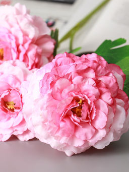 Цветы искусственные "Хризантема волнистая галант" d-8 см 58 см, розовый