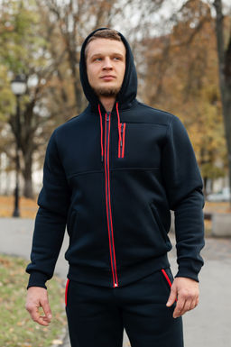 С НАЧЕСОМ утепленная Толстовка Футер 3-х нитка