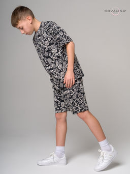 Костюм Light men скейты на черном - Sovalina фото 2