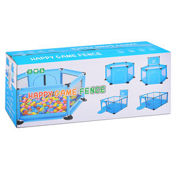 Манеж детский шестигранный (113*130*65) цвет бирюзовый