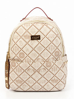 LACCOMA сумка АС89003-Россия-шоколад эко кожа хлопок