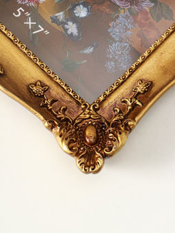 Фоторамка для фото 13×18 см «Версаль», полистоун под т. золото, 23×17.5×3 см