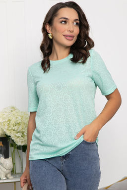 Футболка Нэсти (мята) Б14078-10М - Lt collection фото 9