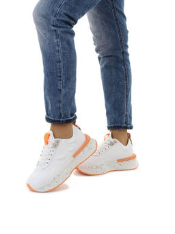 04-S77-42 WHITE Кроссовки женские (натуральная кожа)