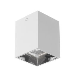 Светильник «Кубик» LED 4000К 10 Вт DIM220 белый серебро 7.5×7.5×9.5 см