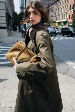 ZW COLLECTION WATER-REPELLENT TRENCH COAT - Zara фото 7