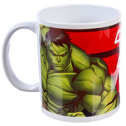 Кружка сублимация, 350 мл Смелому, сильному, умному, Мстители