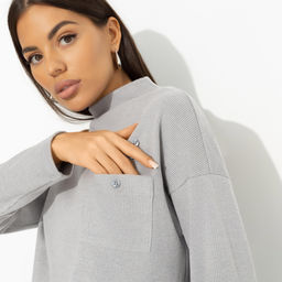 Джемпер с напуском, Долгожданное приглашение - Charutti фото 3