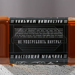 Подарочный набор новогодний «Крутому мужчине»: гель для душа во флаконе виски 250 мл, аромат мужского парфюма, платок в форме сигары