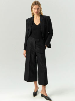 ЕМКА / Брюки-кюлоты из жатой ткани - Emka фото 2