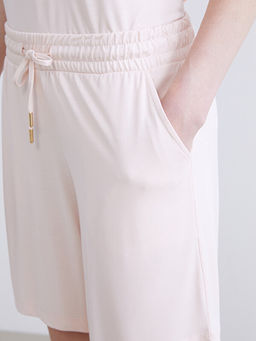 Beli Lastikli Kad?n ?ort Pijama Alt?