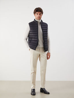 Standart Kal?p Dik Yaka Erkek ?i?me Yelek