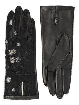 Перчатки женские б/п IS01005 black/gold - Eleganzza фото 8