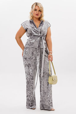 Костюм LM К 5022 серый бархат