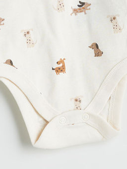 Bisiklet Yaka Erkek Bebek ??t??tl? Bodysuit