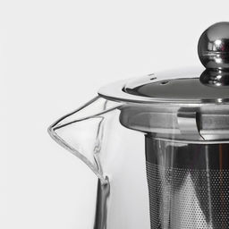 Заварочный чайник Magistro Дарси, 950 мл, металлическое сито, стекло  фото 4