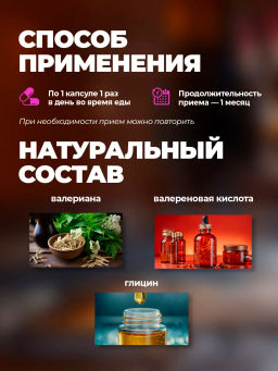 Бад Валериана+Глицин, источник валереновой кислоты Алфит Плюс 1859  фото 4