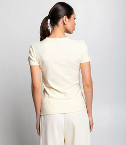 Футболка #КТ9005 (1), кремовый