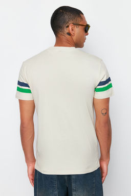 TRENDYOL MAN Gri Regular/Normal Kesim Kolej Bask?l? %100 Pamuk T-Shirt TMNSS20TS1836 - Trendyolmilla фото 2