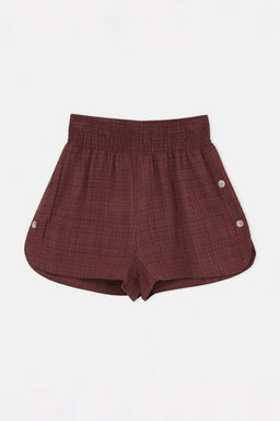 Kahverengi Dokuma Mini Boy Aksesuarl? Plaj Sort TBESS26SR00011