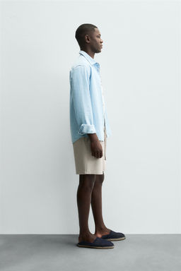 TEXTURED COMFORT BERMUDA SHORTS - Zara фото 42