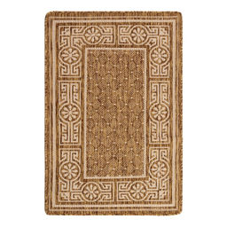 Ковёр Эко, прямоугольный, 50х80 см, 100% полипропилен, джут