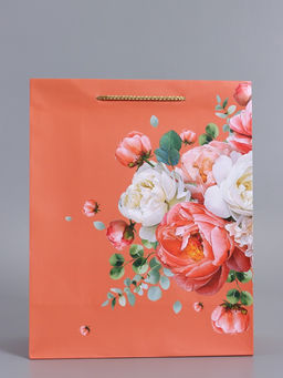 Пакет подарочный ламинированный «Нежность», 26×12×32 см