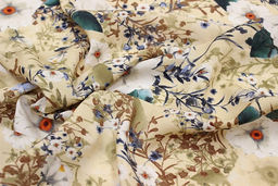 Штапель Премиум (Digital) Элис, ш.1.45м, вискоза-100%, 100гр/м.кв - Купава фото 5