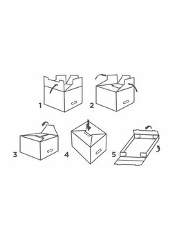 VAL BC-17 Короба картонные, 25*33*18.5 см, набор 3 шт., ГУСИ, шт - Valiant фото 9