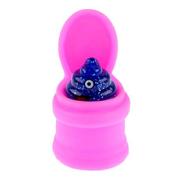 Цена за 12 шт. Брелок- антистресс детский «Унитаз», мялка, МИКС