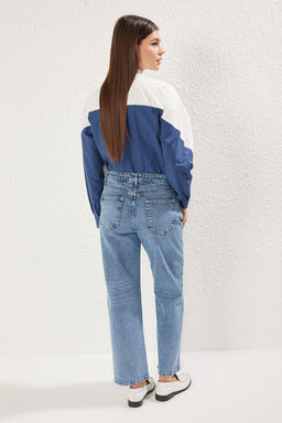 Mavi Normal Bel Duz Kesim Comfort Straight Jeans TWOSS25JE00100 - Trendyolmilla фото 5