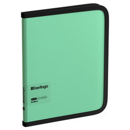 Папка на молнии А5+ Berlingo "Instinct" (ZF5_A5520) 600мкм, мята