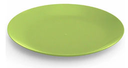 Тарелка плоская "Натура" d-200мм оливковая