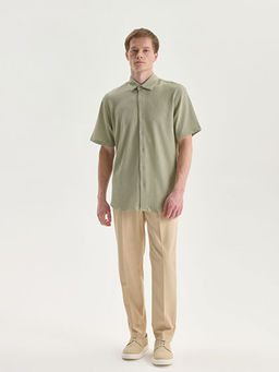 Regular Fit K?sa Kollu Erkek G?mlek