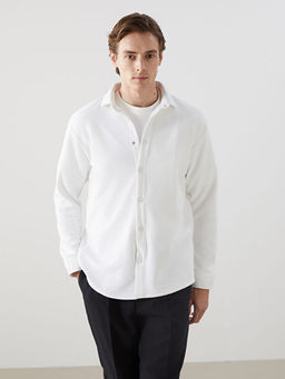 Regular Fit Uzun Kollu Gabardin Erkek G?mlek