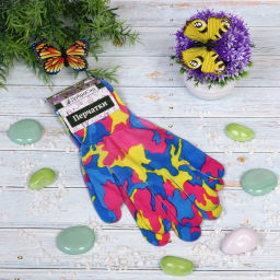 Цена за 12 шт. Перчатки нейлоновые "Лайт-Хакки" 8 р-р ДоброСад