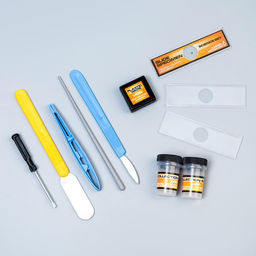 Микроскоп детский, кратность увеличения до 1200х, белый, с подсветкой