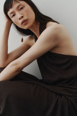 Vestido halter con detalle girado - H&m фото 3