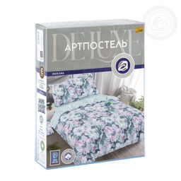 Постельное белье Дивея (поплин DE LUXE) 1,5 сп./Пододеяльник: 1 шт. - 215*145; Простыня: 1 шт. - 215*150; Наволочка: 2 шт. - 70*70; DE LUXE - Артпостель фото 4