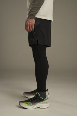 Тайтсы 2-в-1 Черный ANTA RUNNING 2 in 1 Pants фото 4